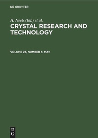 Enlarge image Cover: May - De Gruyter