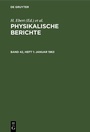 Cover: Januar - De Gruyter