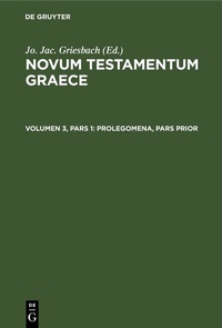 Enlarge image Cover: Prolegomena, Pars Prior - De Gruyter