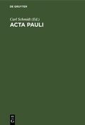 Cover: Acta Pauli - De Gruyter