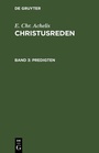 Cover: Predigten - De Gruyter