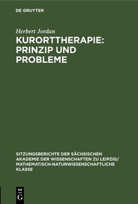 Abbildung von: Kurorttherapie: Prinzip und Probleme - De Gruyter