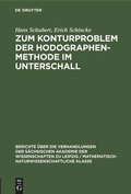Cover: Zum Konturproblem der Hodographenmethode im Unterschall - De Gruyter