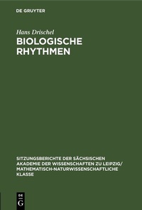 Abbildung von: Biologische Rhythmen - De Gruyter