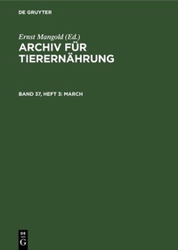 Abbildung von: March - De Gruyter