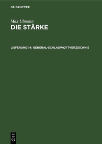 Abbildung von: General-Schlagwortverzeichnis - De Gruyter