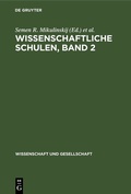 Cover: Wissenschaftliche Schulen, Band 2 - De Gruyter