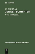 Cover: Jenaer Schriften - De Gruyter