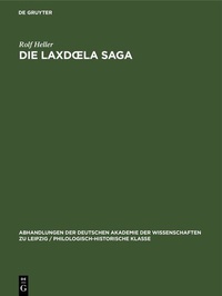 Abbildung von: Die Laxdola Saga - De Gruyter