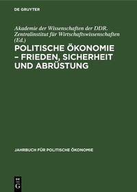 Abbildung von: Jahrbuch für politische Ökonomie. 4.1989 - De Gruyter
