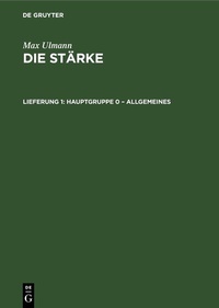 Abbildung von: Hauptgruppe 0 - Allgemeines - De Gruyter