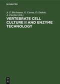 Cover: Vertebrate Cell Culture II and Enzyme Technology - De Gruyter