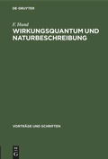 Cover: Wirkungsquantum und Naturbeschreibung - De Gruyter