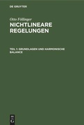 Cover: Grundlagen und harmonische Balance - De Gruyter