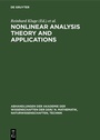 Cover: Nonlinear Analysis Theory and Applications - De Gruyter