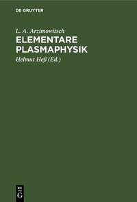 Abbildung von: Elementare Plasmaphysik - De Gruyter