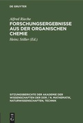 Cover: Forschungsergebnisse aus der organischen Chemie - De Gruyter