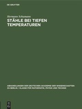 Cover: St&auml;hle bei tiefen Temperaturen - De Gruyter