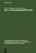 Cover: Die 5. Rechnergeneration - De Gruyter
