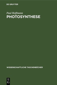 Abbildung von: Photosynthese - De Gruyter