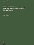 Cover: Bibliotheca Classica Orientalis. Band 7, Heft 3 - De Gruyter