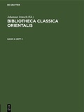 Cover: Bibliotheca Classica Orientalis. Band 2, Heft 2 - De Gruyter