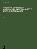 Cover: 1966 - De Gruyter