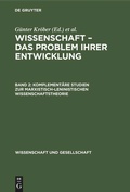 Cover: Komplement&auml;re Studien zur marxistisch-leninistischen Wissenschaftstheorie - De Gruyter