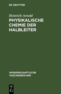 Abbildung von: Physikalische Chemie der Halbleiter - De Gruyter