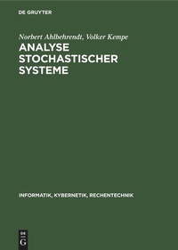Enlarge image Cover: Analyse stochastischer Systeme - De Gruyter
