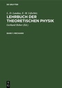 Cover: Mechanik - De Gruyter