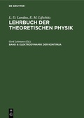 Cover: Elektrodynamik der Kontinua - De Gruyter