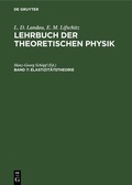 Cover: Elastizit&auml;tstheorie - De Gruyter