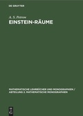 Cover: Einstein-R&auml;ume - De Gruyter