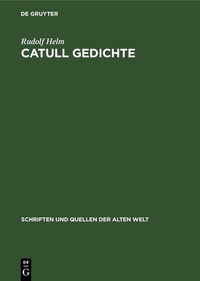 Enlarge image Cover: Catull Gedichte - De Gruyter