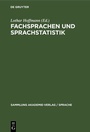 Cover: Fachsprachen und Sprachstatistik - De Gruyter