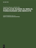 Cover: Arch&auml;ologische Beitr&auml;ge - De Gruyter