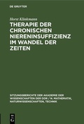 Cover: Therapie der chronischen Niereninsuffizienz im Wandel der Zeiten - De Gruyter
