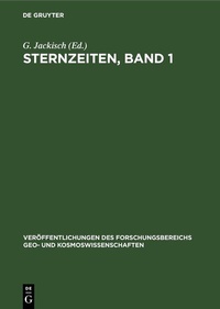Abbildung von: Sternzeiten, Band 1 - De Gruyter
