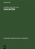 Cover: MACINTER - De Gruyter