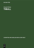 Cover: Tibull - De Gruyter