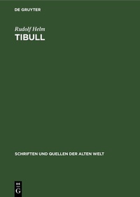 Enlarge image Cover: Tibull - De Gruyter