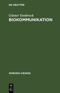 Abbildung von: Biokommunikation - De Gruyter
