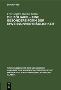 Cover: Die Z&ouml;liakie - Eine besondere Form der Eiweissunvertr&auml;glichkeit - De Gruyter