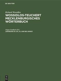 Cover: Uhr bis unwis' - De Gruyter