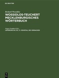 Cover: Veihstall bis versacken - De Gruyter