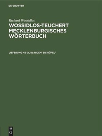 Enlarge image Cover: Riden2 bis Rüfel1 - De Gruyter