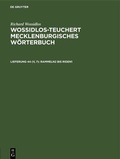 Cover: Rammeln2 bis riden1 - De Gruyter