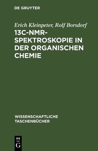Abbildung von: 13C-NMR-Spektroskopie in der organischen Chemie - De Gruyter