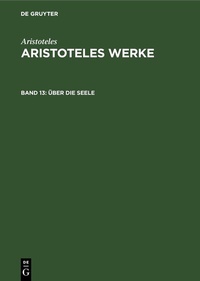 Enlarge image Cover: Über die Seele - De Gruyter